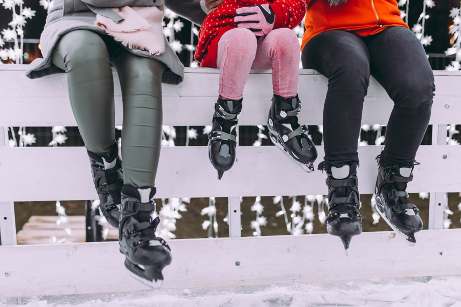 family ice skating