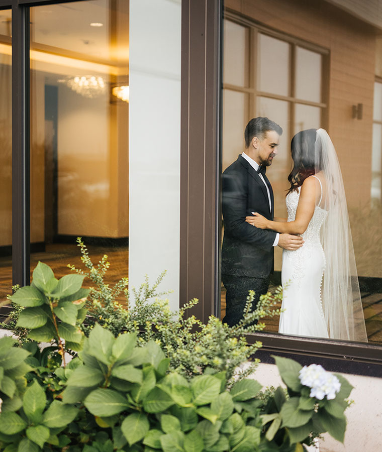 Couple Through Window