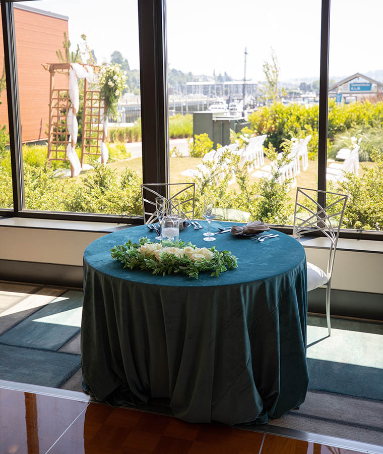 Bayside Wedding Sweetheart Table