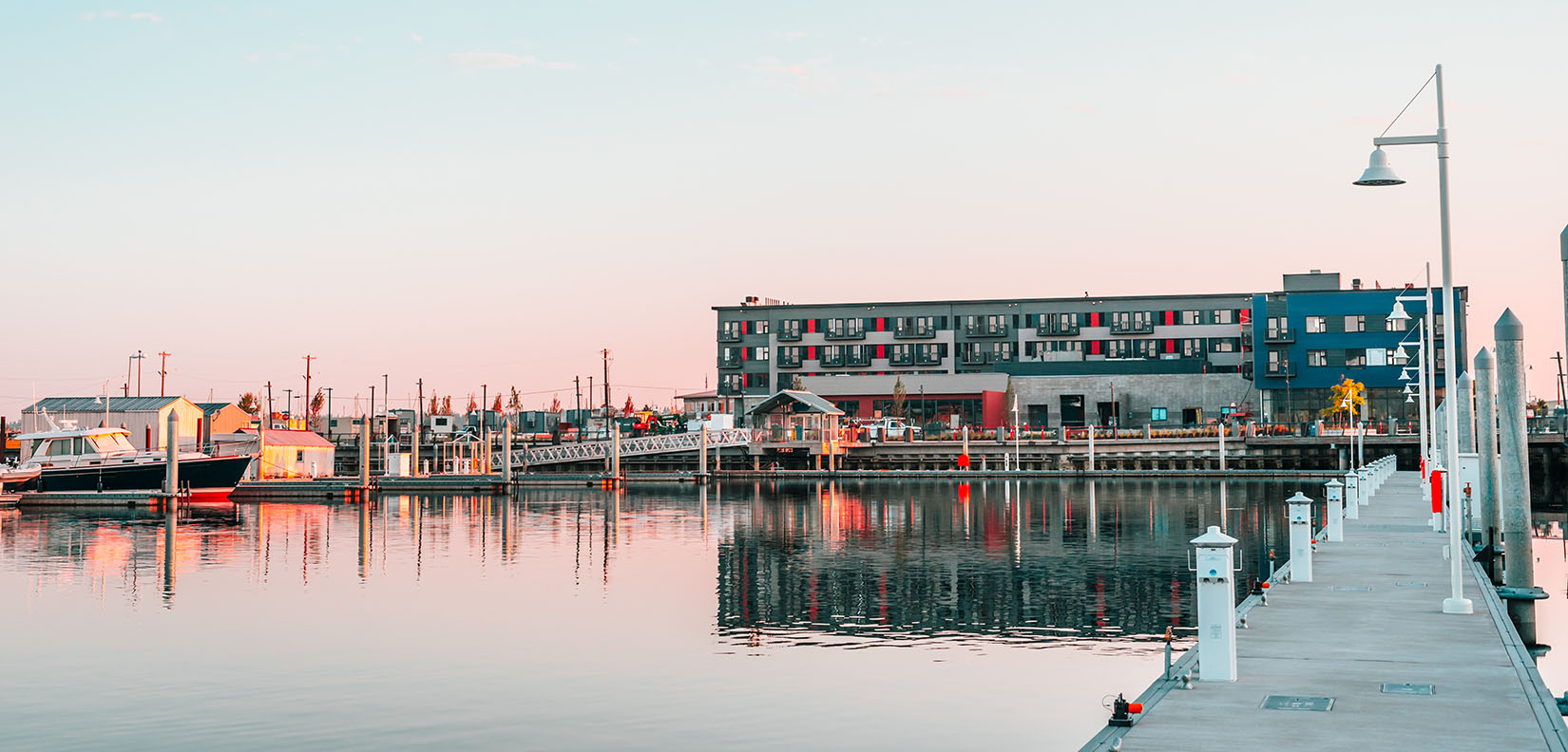 Hotel and Marina view