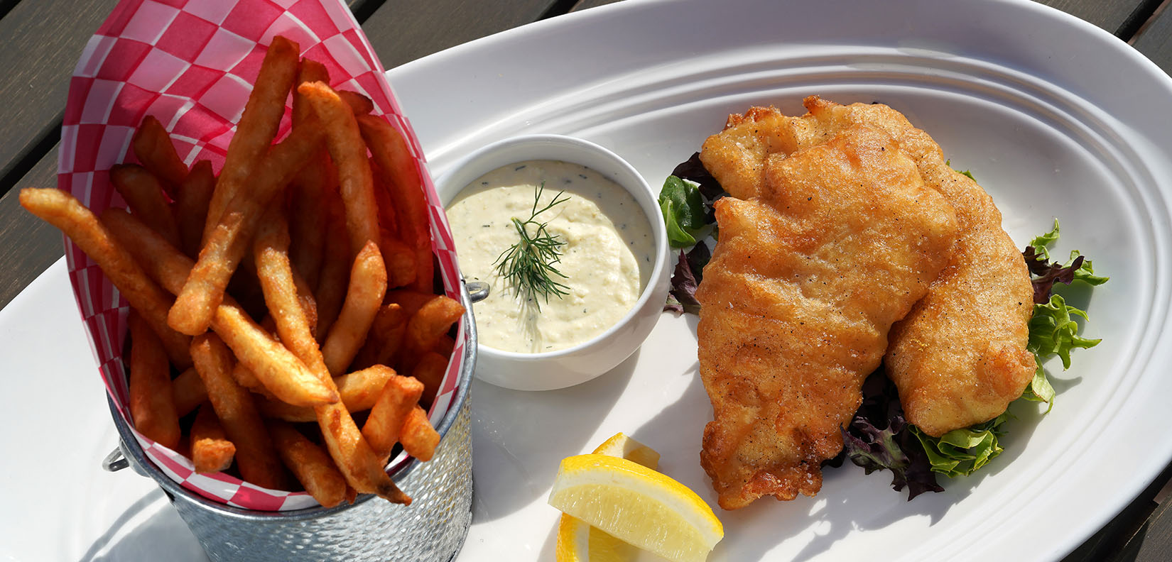 halibut and chips
