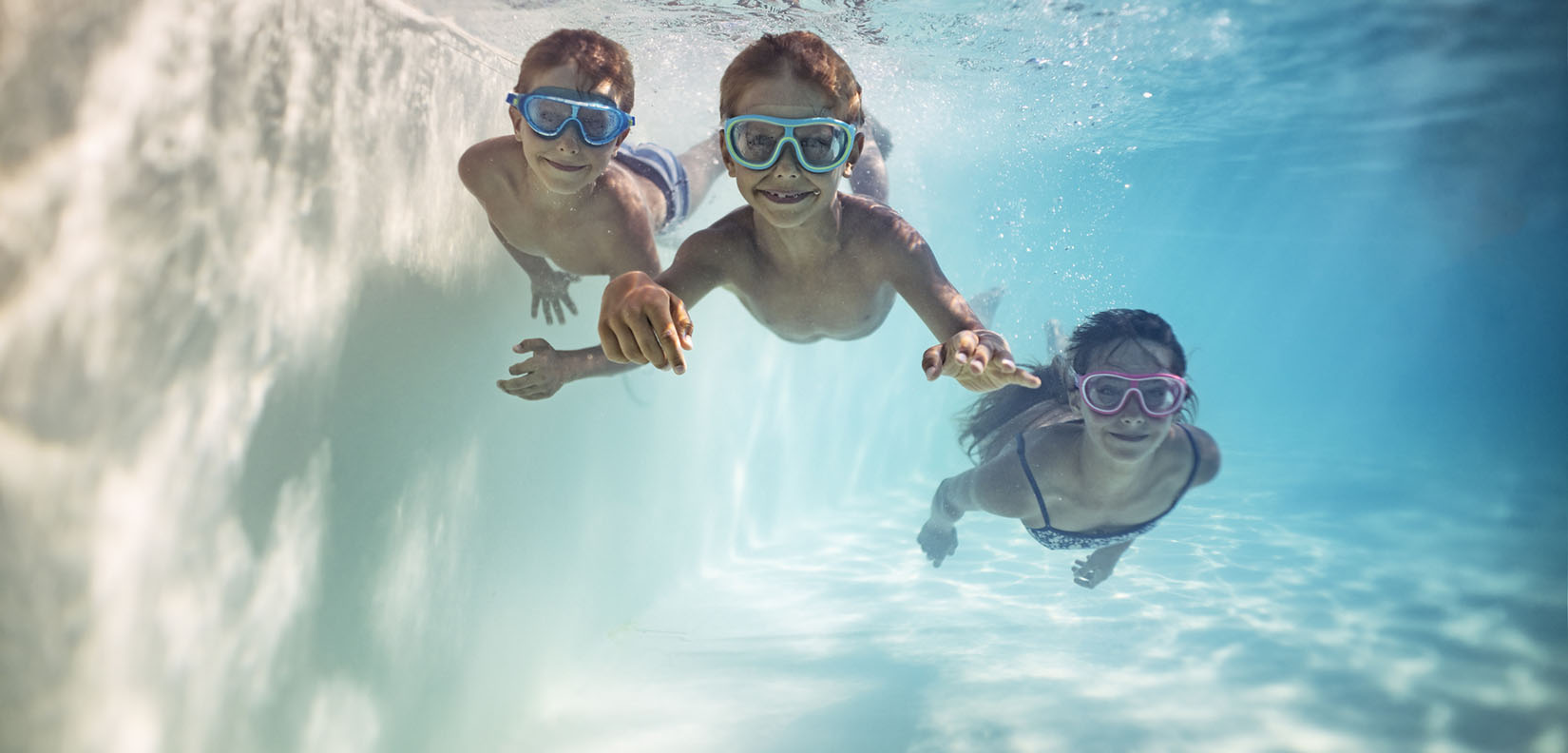 kids in pool