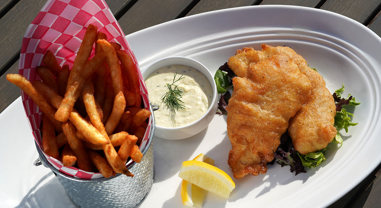 halibut and chips